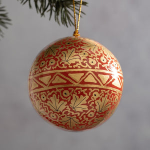 2" Red Ternion Bauble